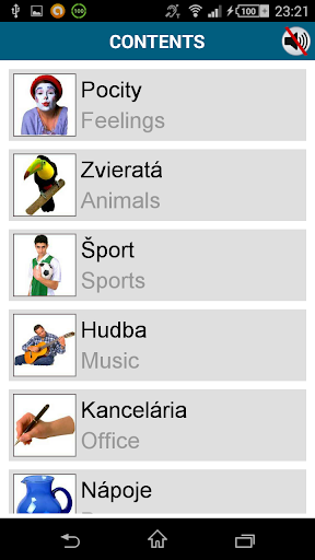 Screenshot of Learn Slovak - 50 languages