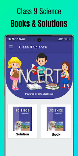 Android application Class 9 Science Solution screenshort