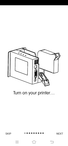 Android application Tidirefi Printer T127E Series screenshort