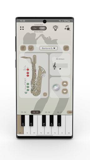 Saxophone Fingering Chart Screen 2
