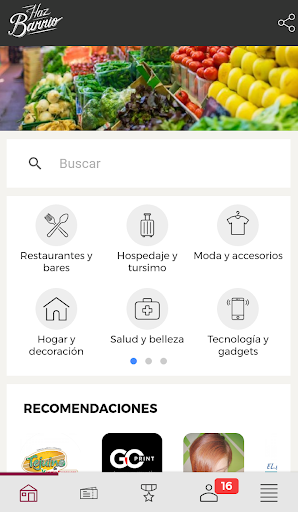 Android application Haz Barrio screenshort