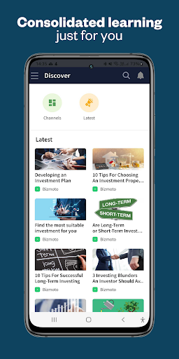 Android application bizmoKarte screenshort
