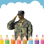 Cover Image of ดาวน์โหลด Soldier Coloring Book  APK