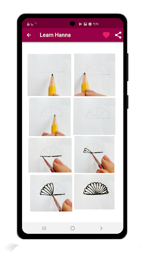 Android application Learn Henna screenshort