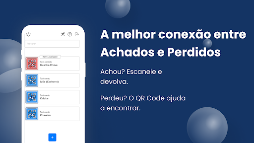 Android application Achou-me? screenshort