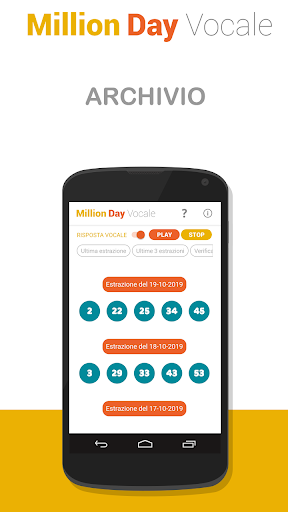 MillionDay Vocale Screen 3