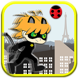 Chibi Black Cat Shinobi Runner icon