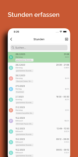 pfx Zeit für Proffix Px5 Screenshot 3 - AppWisp.com