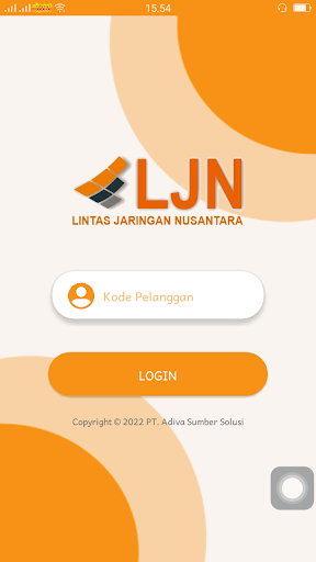 Android application LJN Cirebon screenshort