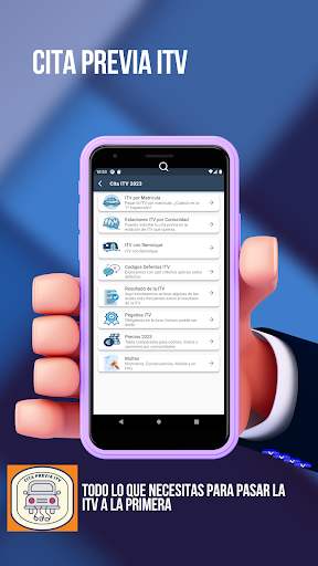 Android application Cita Previa ITV Precios Sitios screenshort