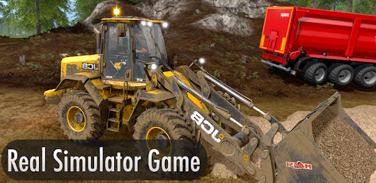 Escavadeira Simulator Backhoe Loader Dozer Game