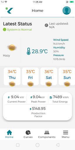Android application KSolar Live screenshort
