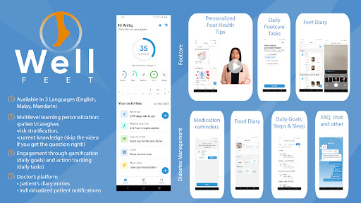 Android application Well Feet screenshort