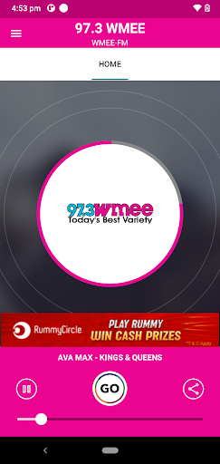 Android application 97.3 WMEE screenshort