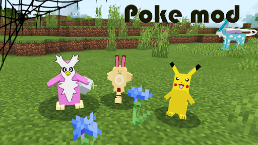 Android application Pokecraft go minecraft mod screenshort