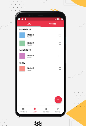 Timetable Planner Complete Screen 2