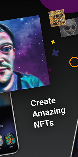 Nftoss - Create, buy, sell NFT Screen 2