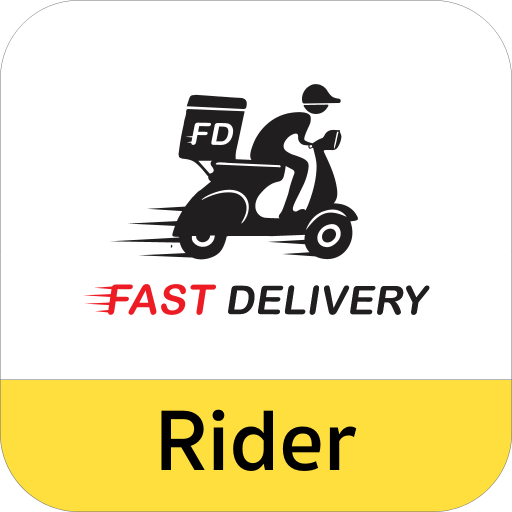 Fast Delivery Rider logo