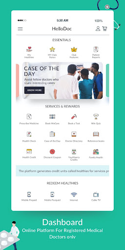 Android application HelloDocApp screenshort