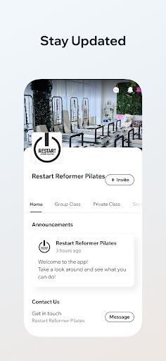 Restart Reformer Pilates Screen 3