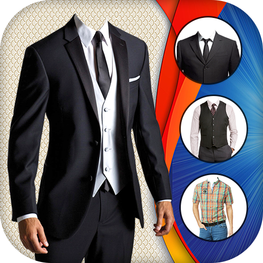 Men Suit Photo Editor: Montage logo