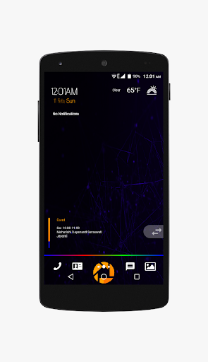 Android application R3 KLWP Skin - Live Wallpaper screenshort