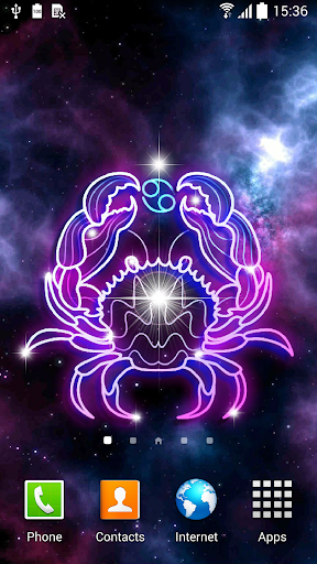 Android application Zodiac Signs Live Wallpaper screenshort