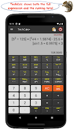 TechCalc+ Scientific Calculator