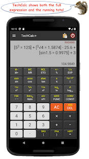 TechCalc+ Calculator Screenshot
