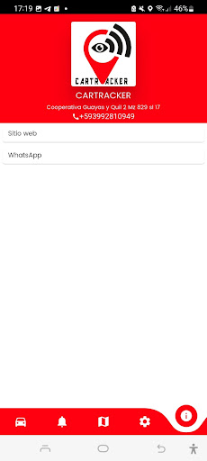Android application CARTRACKER screenshort