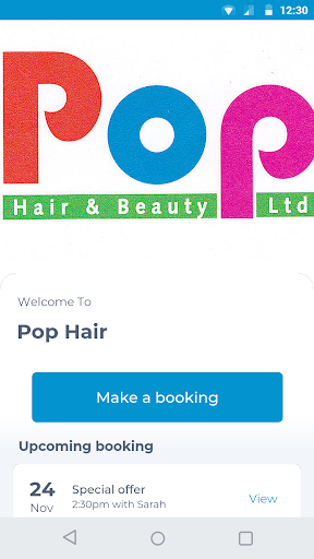 Android application Pop Hair screenshort