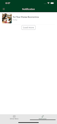Android application Santa Sabina Dominican College screenshort