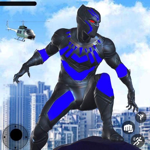 Flying Panther Hero Super city logo