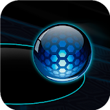 Rolling Balls Neon icon