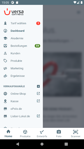 VersaCommerce Screen 2