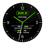 Cover Image of Baixar Watchface Bright green Watch  APK