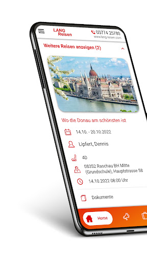 Android application LANG Reisen screenshort