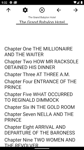 Android application Book, The Grand Babylon Hotel screenshort