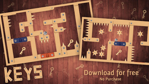 Android application Keys - Maze Game screenshort