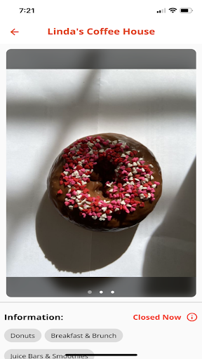 Android application Elite Eats screenshort