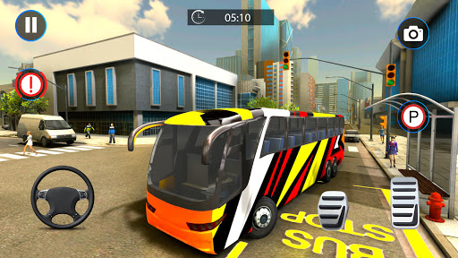 City Coach Bus Simulator Parking – Bus Games 2021