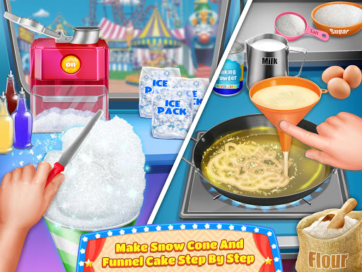 Android application Carnival Fair Food Maker screenshort