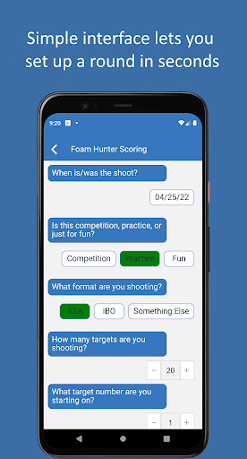 Foam Hunter Scoring Screen 2