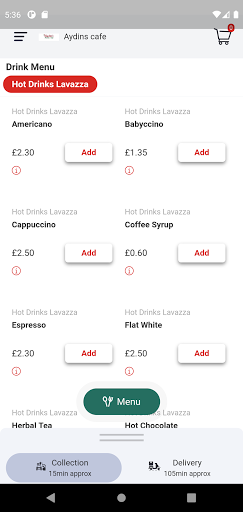 Aydins cafe Screen 3