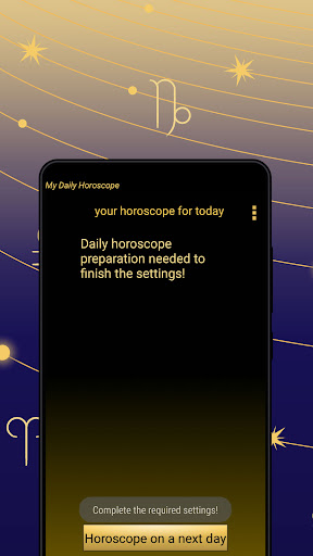 Android application My Daily Horoscope screenshort