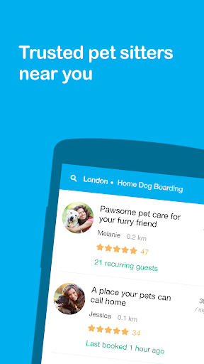 Android application Pawshake - Dog & Cat Sitter screenshort