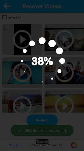 Screenshot of recover deleted video - video 