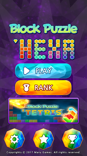 Android application Block Puzzle Hexa screenshort