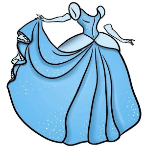 нарисовать платье принцессы