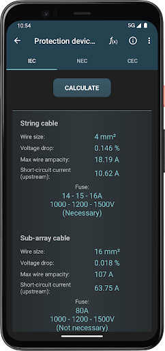 Photovoltaic Calculations screenshot 3